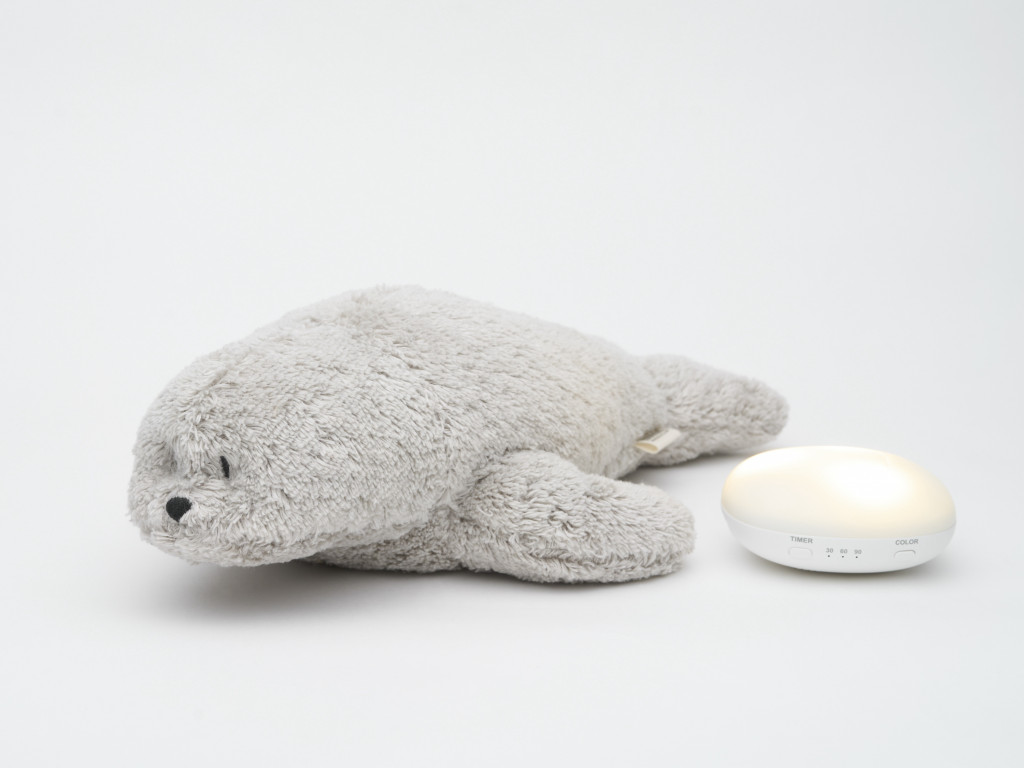 Moonie Uspávačik Tuleň Organic Grey