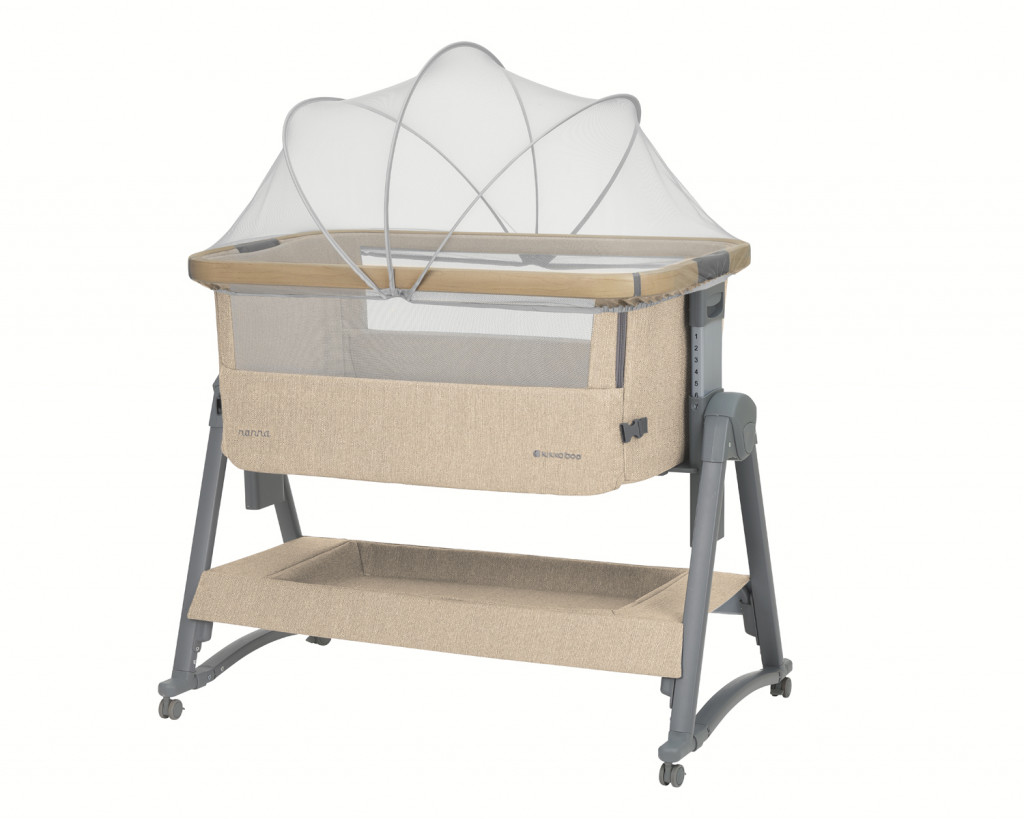 KikkaBoo Postieľka prenosná Nanna Beige