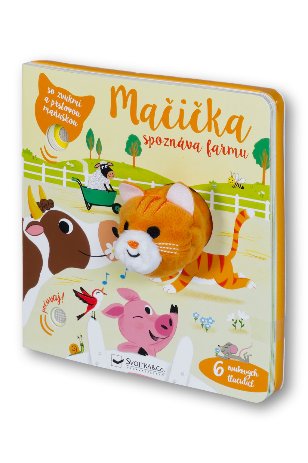 Svojtka Mačička spoznáva farmu - so zvukmi a prstovou maňuškou