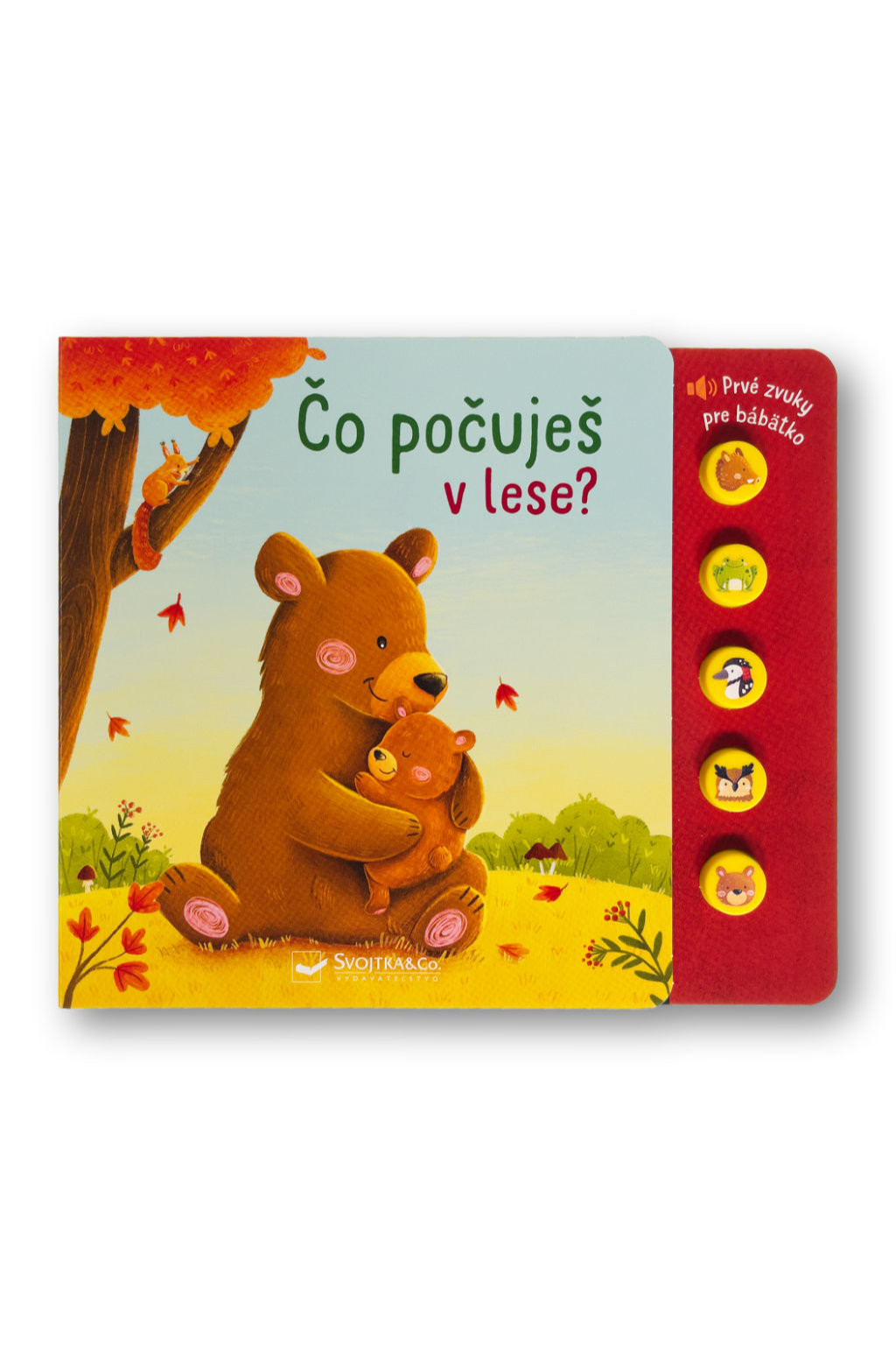 Svojtka Čo počuješ v lese? Prvé zvuky pre bábätko