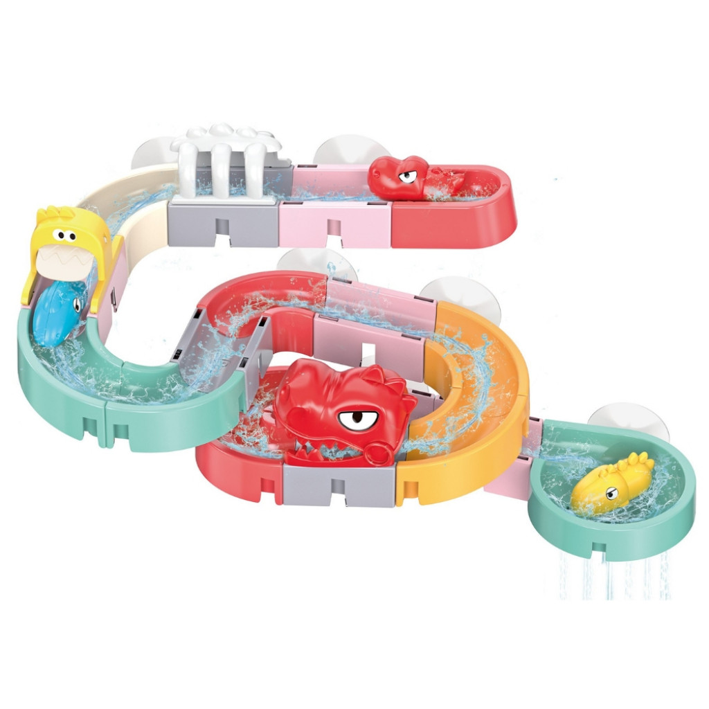 Sedola DIY Guľôčková dráha do vody Dino 30 ks