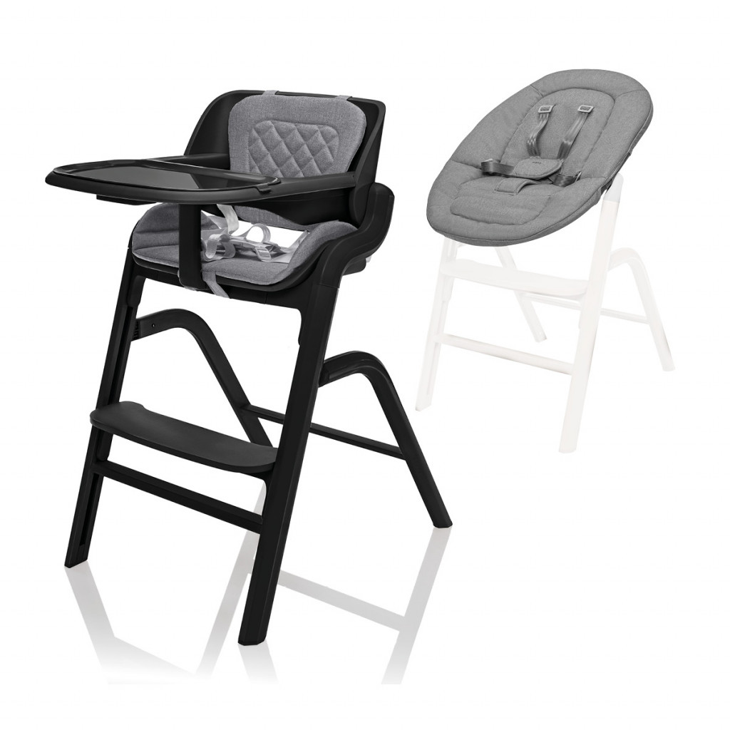 Zopa Set stolička Inpira + novorodenecký set, Berry Black