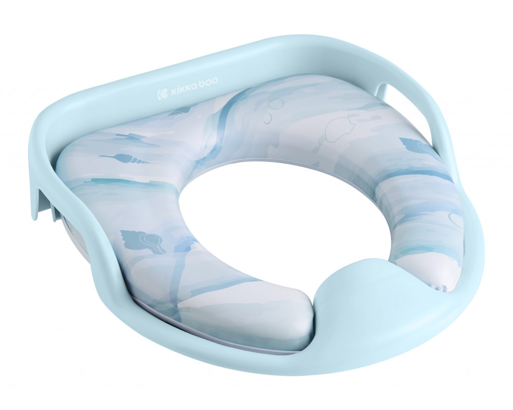 KikkaBoo Detské WC sedátko Sea World Seashell Blue