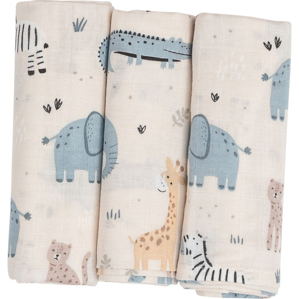 FREEON Bubaba Látkové plienky 3 ks Beige Safari