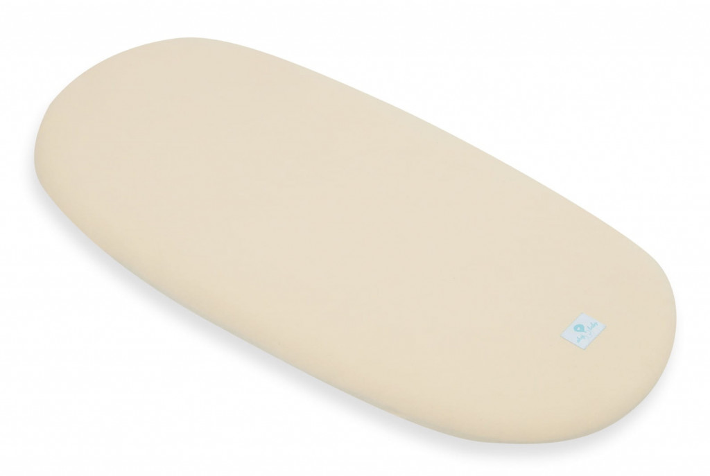 Ahojbaby Prestieradlo Ahojbaby z organickej bavlny do kočíka, košíka a kolísky béžovej