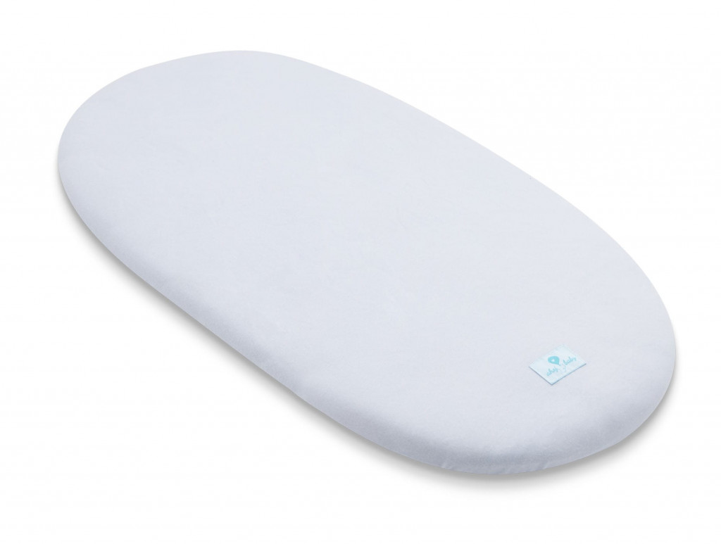 Ahojbaby Prestieradlo Ahojbaby z organickej bavlny do kočíka, košíka a kolísky šedé