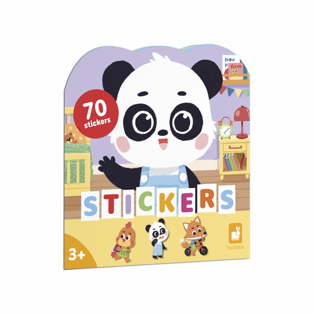 Janod Stickers Samolepky Môj deň 70 ks