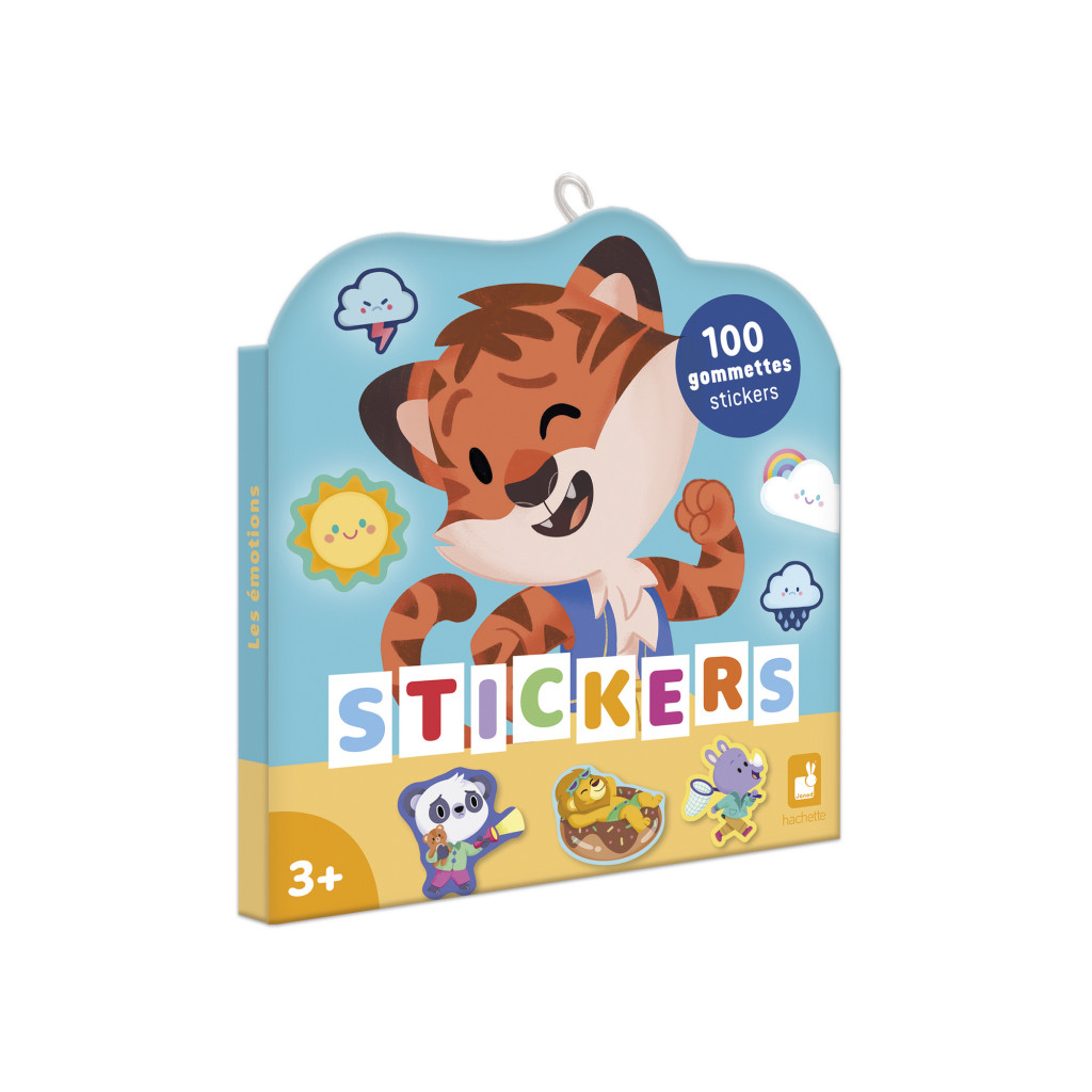 Janod Stickers Samolepky Emócie 100 ks