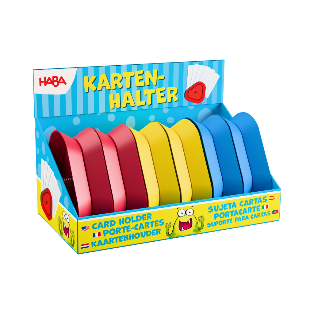 Haba Držiak na karty žltá