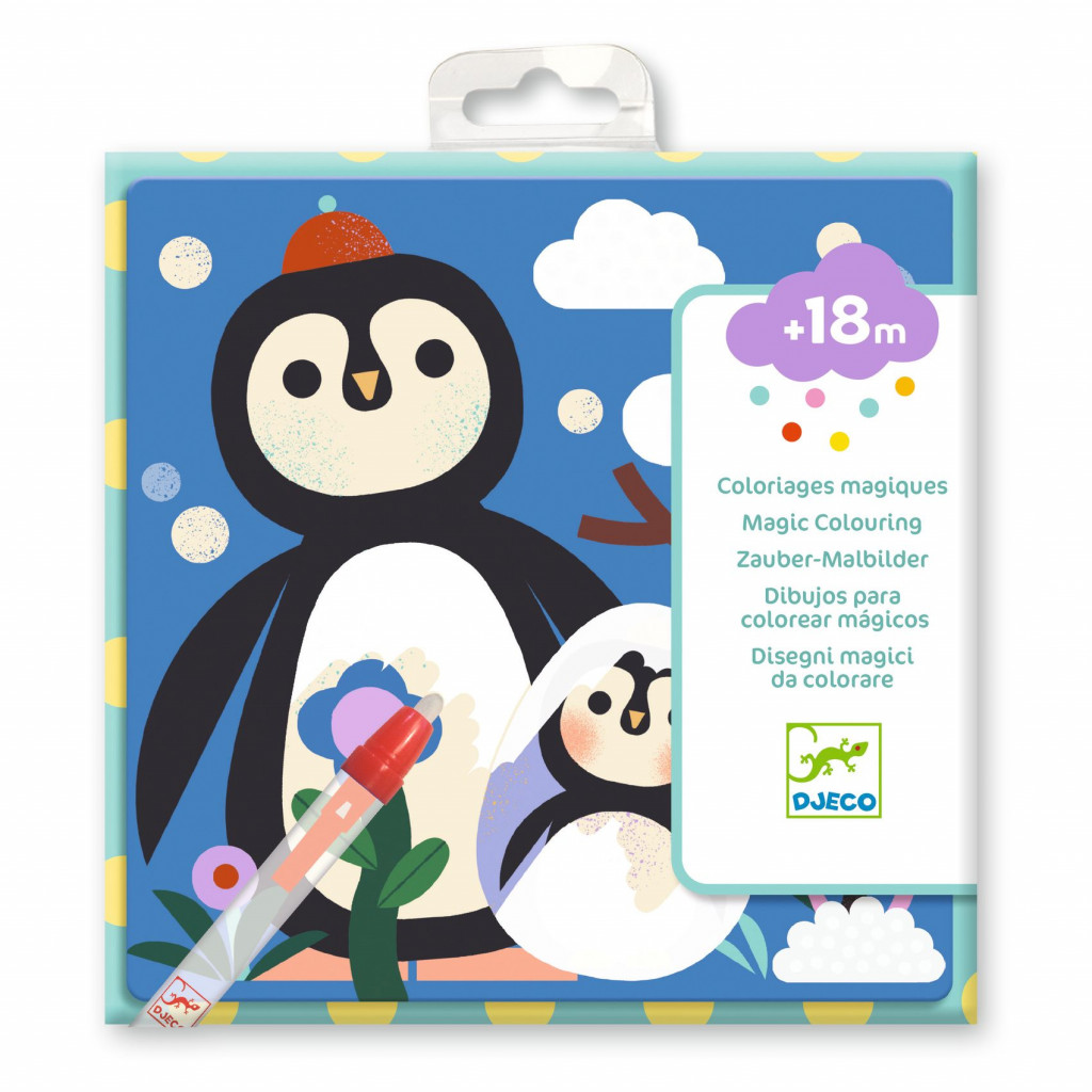 DJECO Magické vyfarbovanie vodou Zvieratká a mláďatká