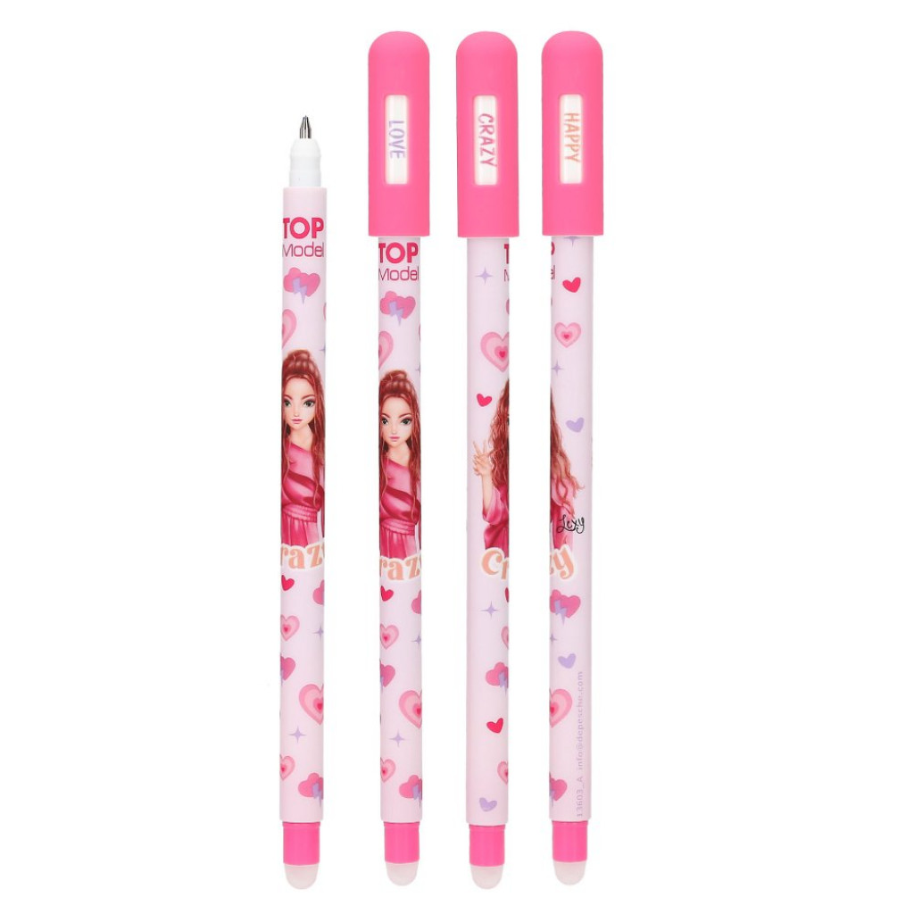 Top Model Zmazateľné pero ružové