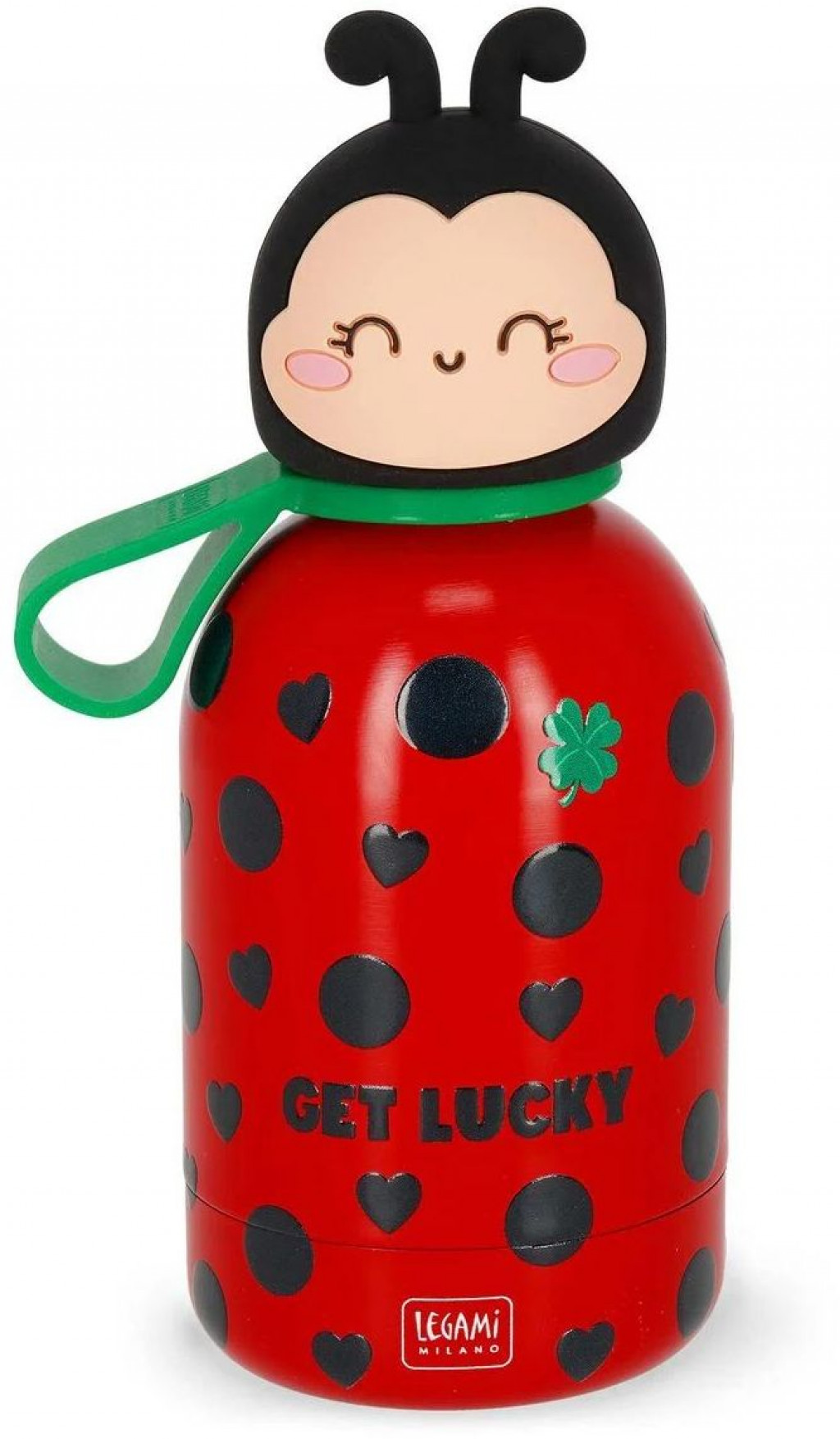 Legami Fľaša Legami kids’ vacuum bottle - hot&cold bff ladybug - Lienka 310 ml
