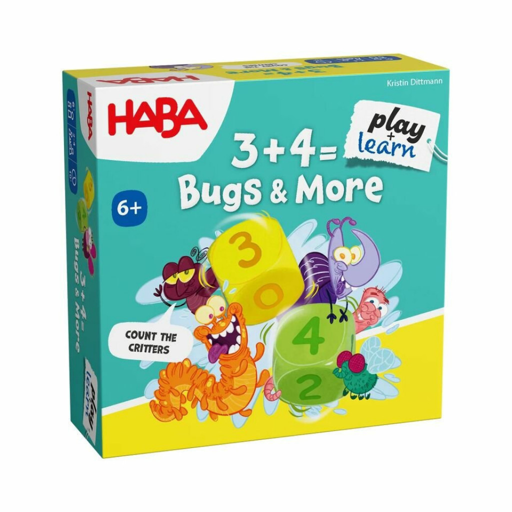 Haba Play&Learn Vzdelávacia mini hra 3 + 4