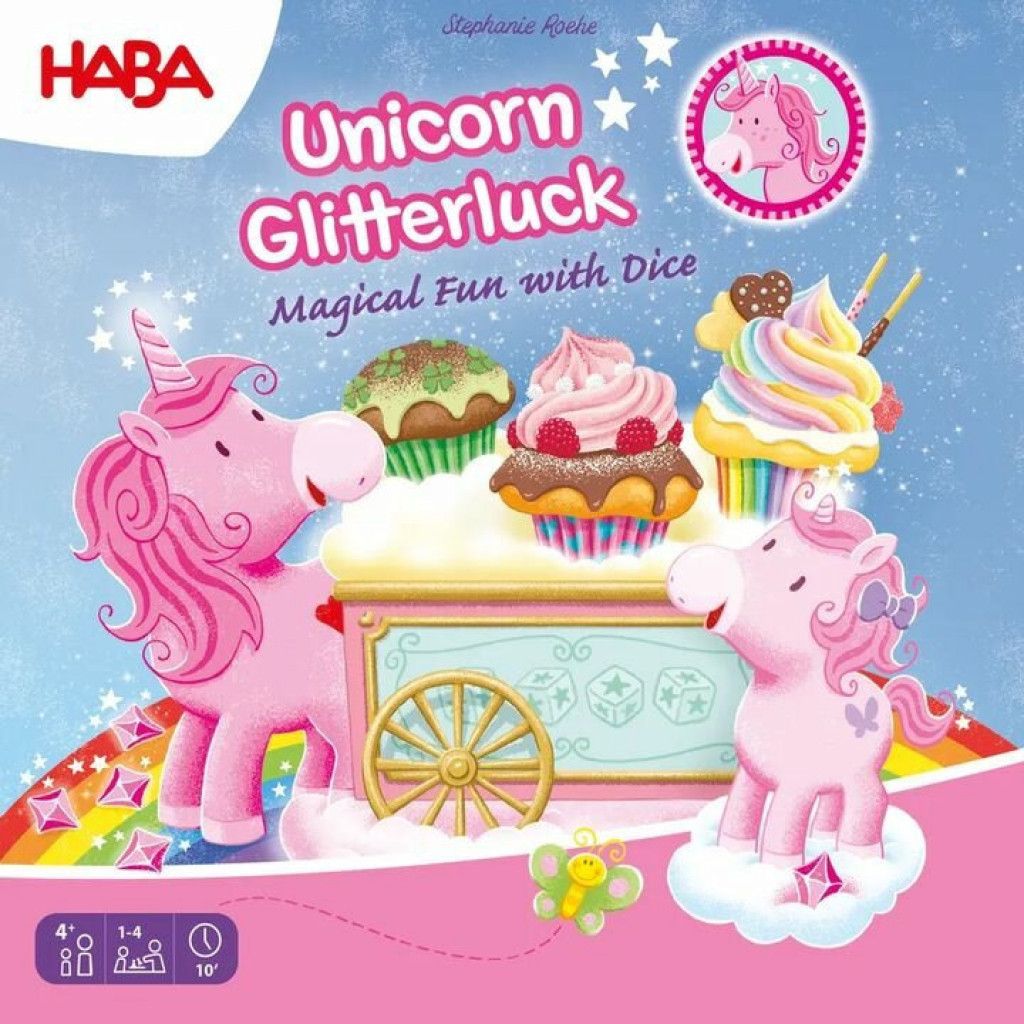 Haba Spoločenská hra pre deti Jednorožec zábava s kockami