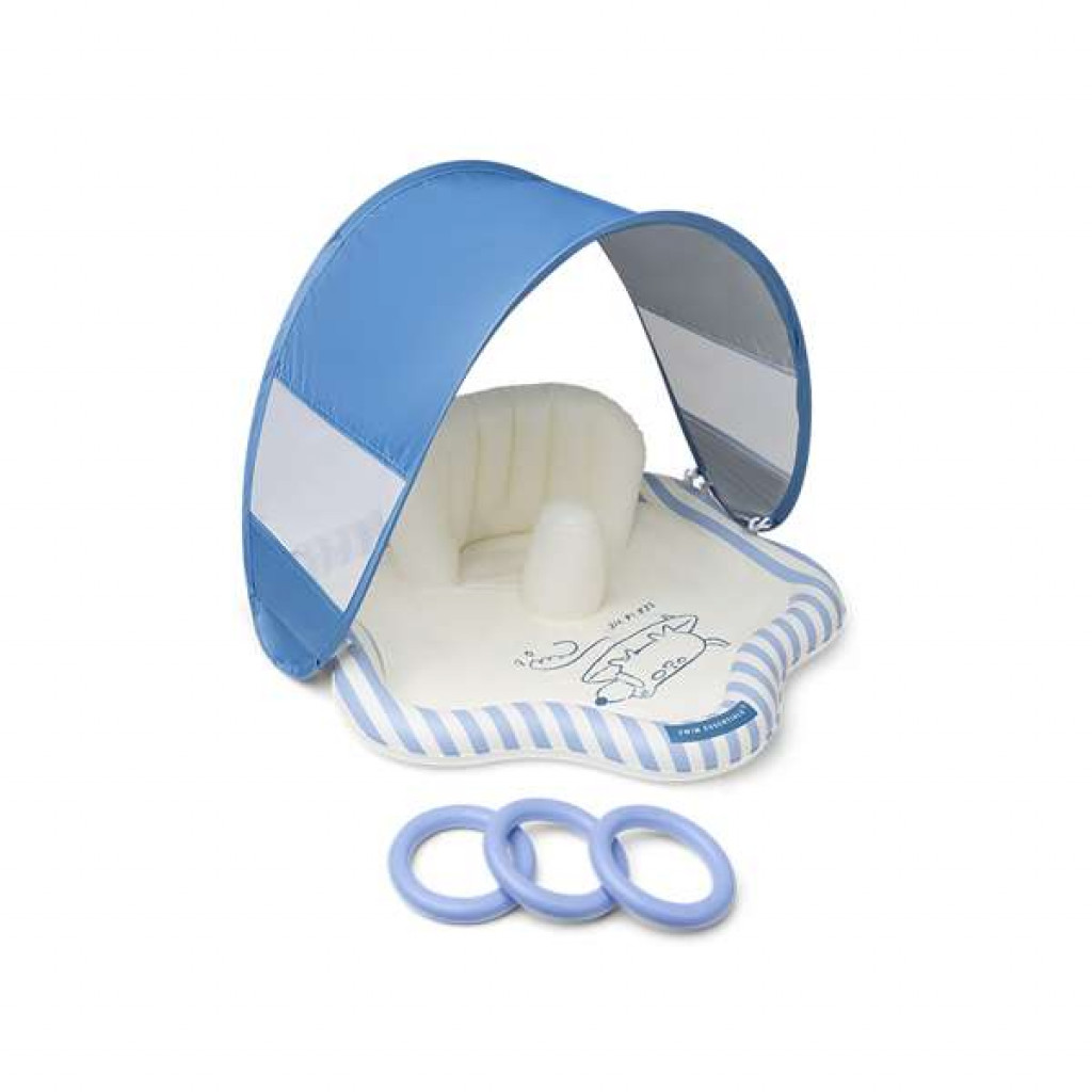 Swim Essentials Vodná podložka so strieškou pre najmenších Surfer 76 cm