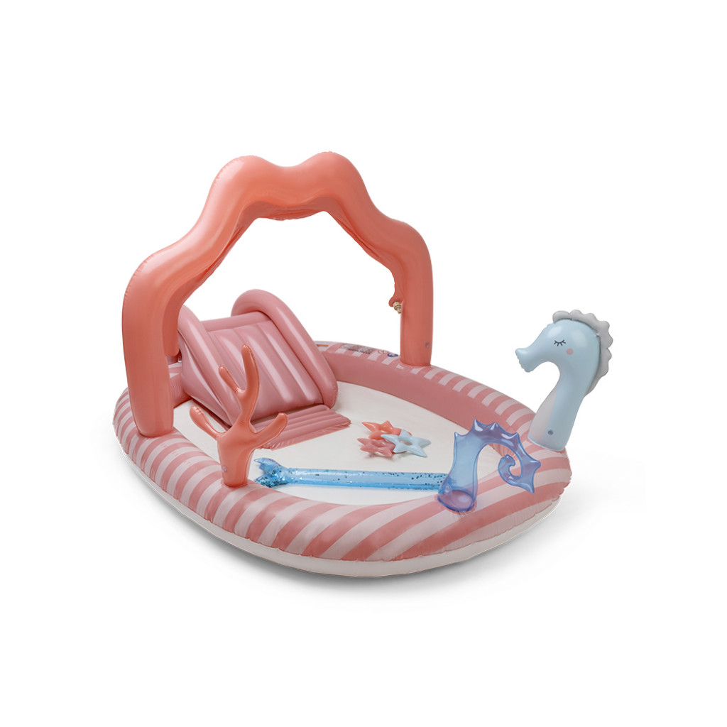 Swim Essentials Nafukovací bazén so šmykľavkou Mermaid 210 cm