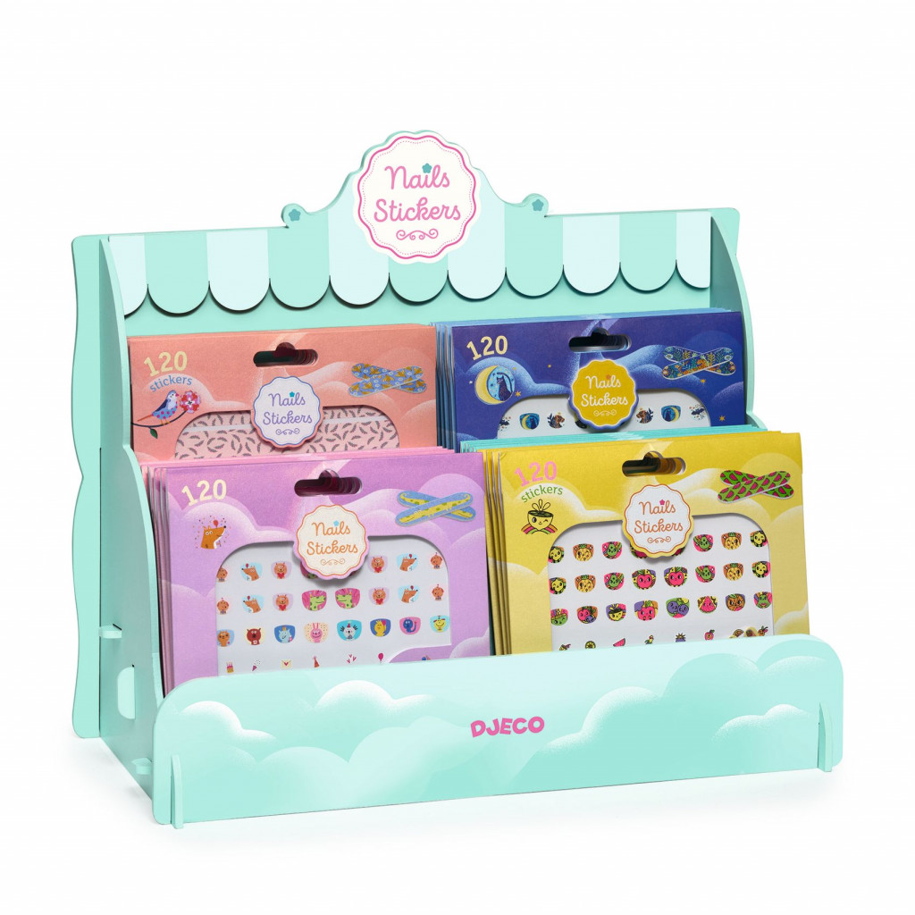DJECO Display pre nálepky na nechty