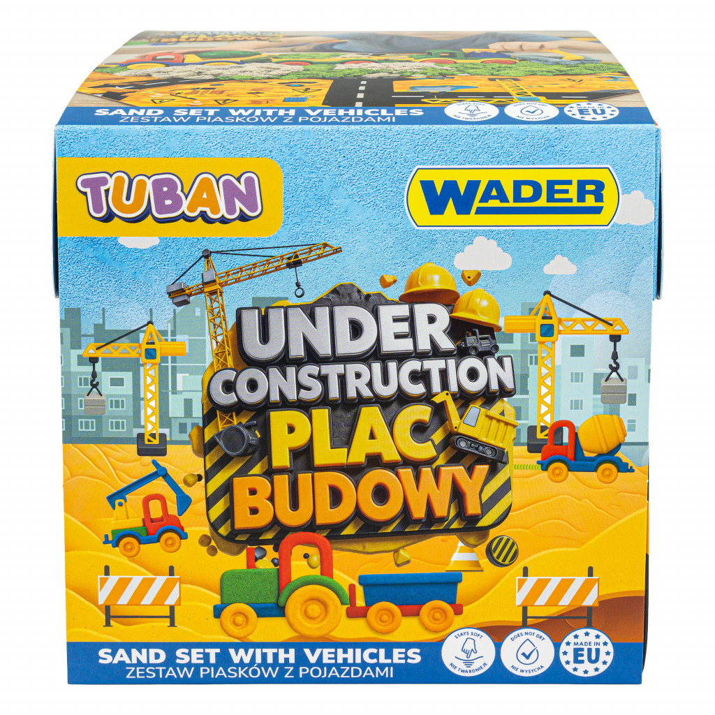 TUBAN Kreatívny set Dynamický piesok Na stavbe