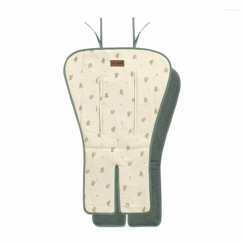 Jané Podložka do kočíka obojstranná Flappy Botanic