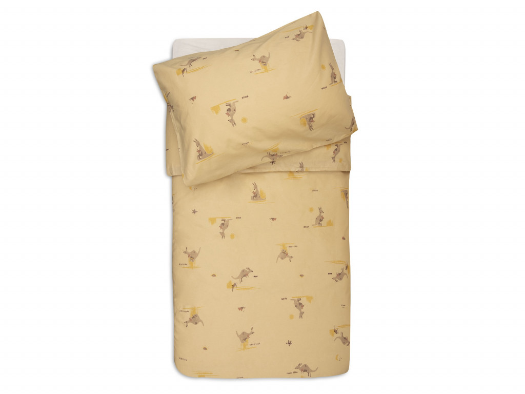 Jollein Obliečky 140x100 a 40x60 cm Kangaroots