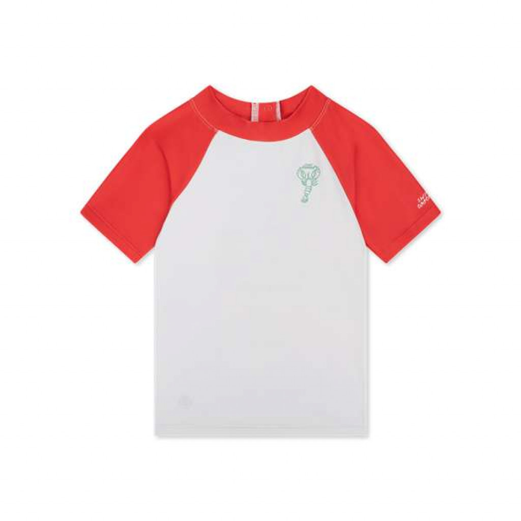 Swim Essentials Kúpacie tričko s UPF 50+ Catch of the Day Červená