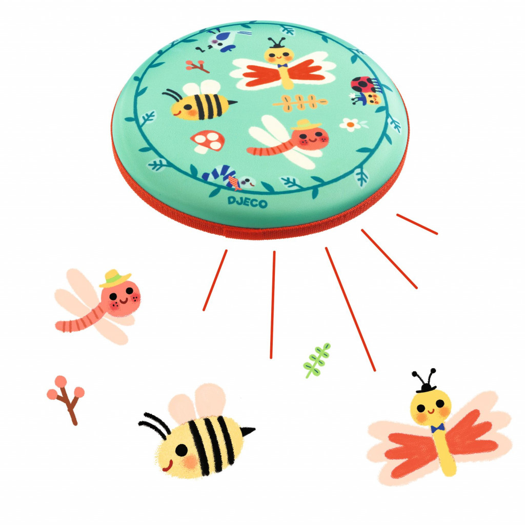 DJECO Lietajúci tanier Roztomilý hmyz