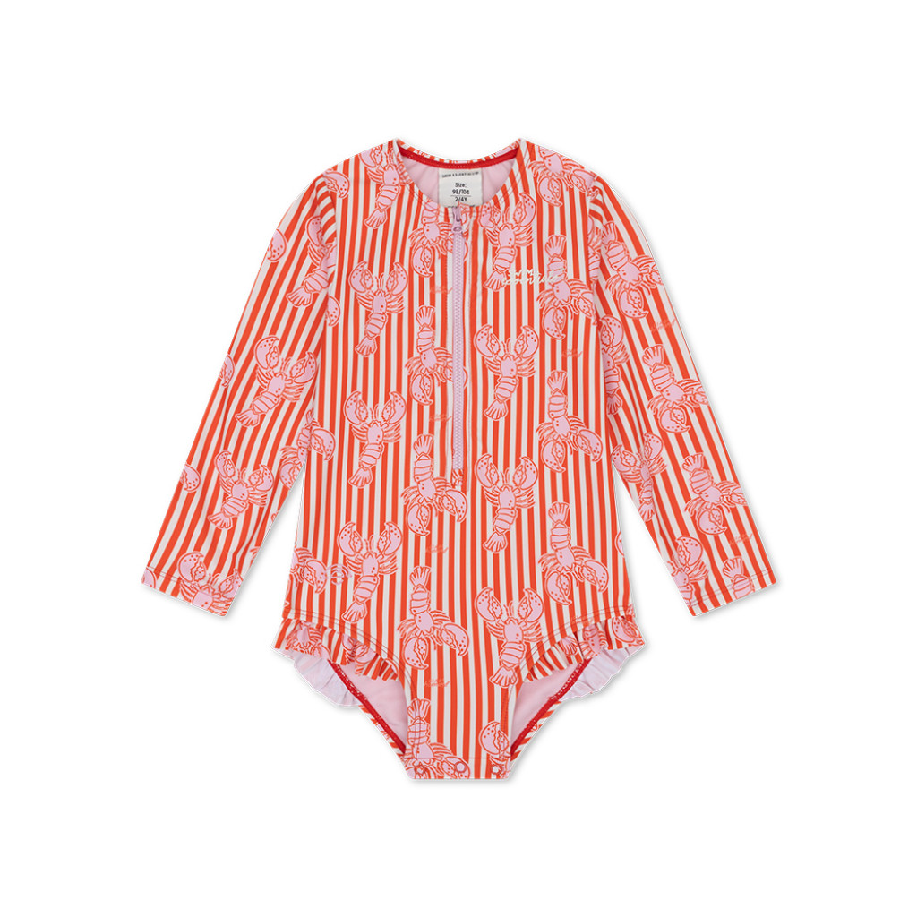 Swim Essentials Plavky s dlhým rukávom s UPF 50+ Lobster Bay