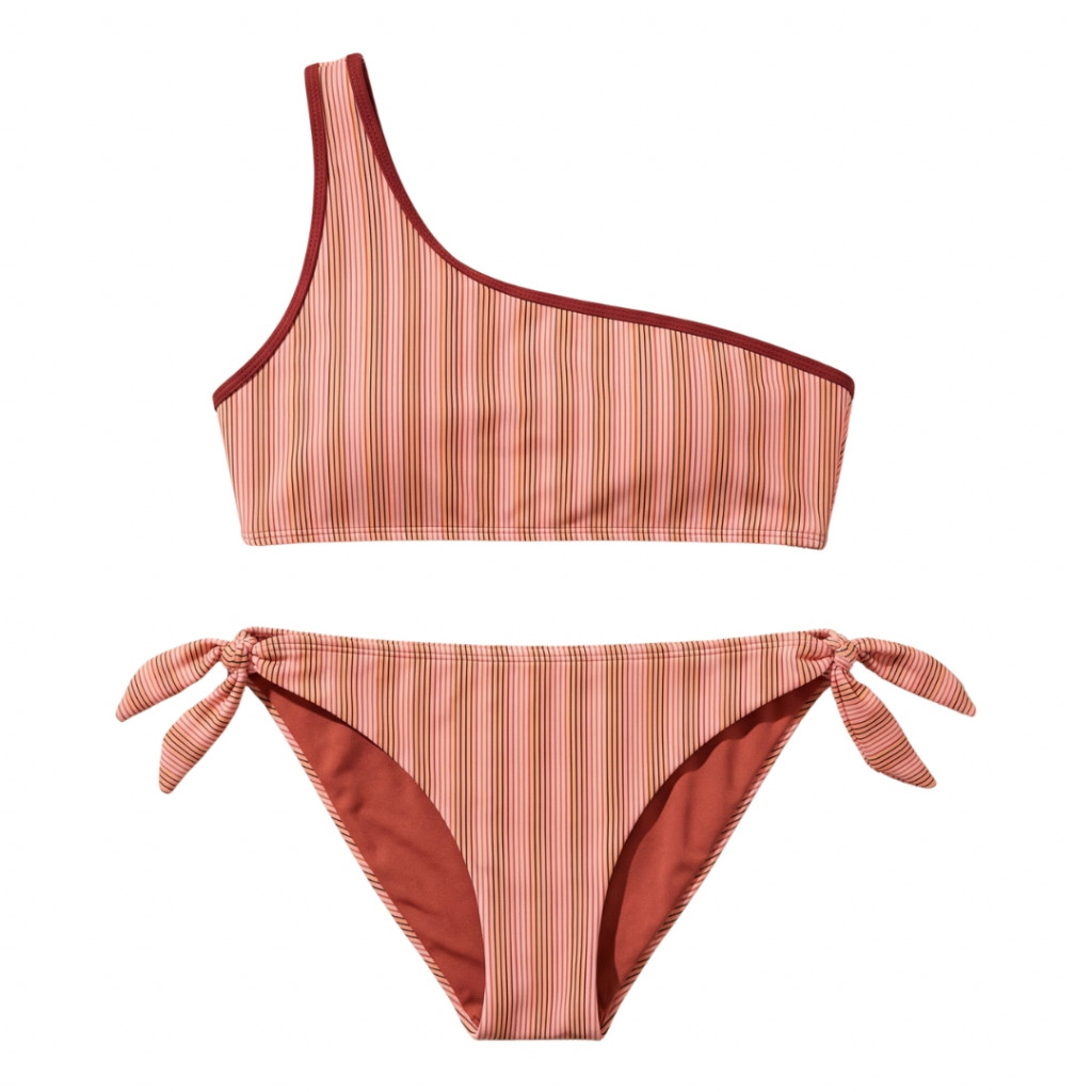 Swim Essentials Dámske jednoramenné bikini s UPF 50+ Stripe
