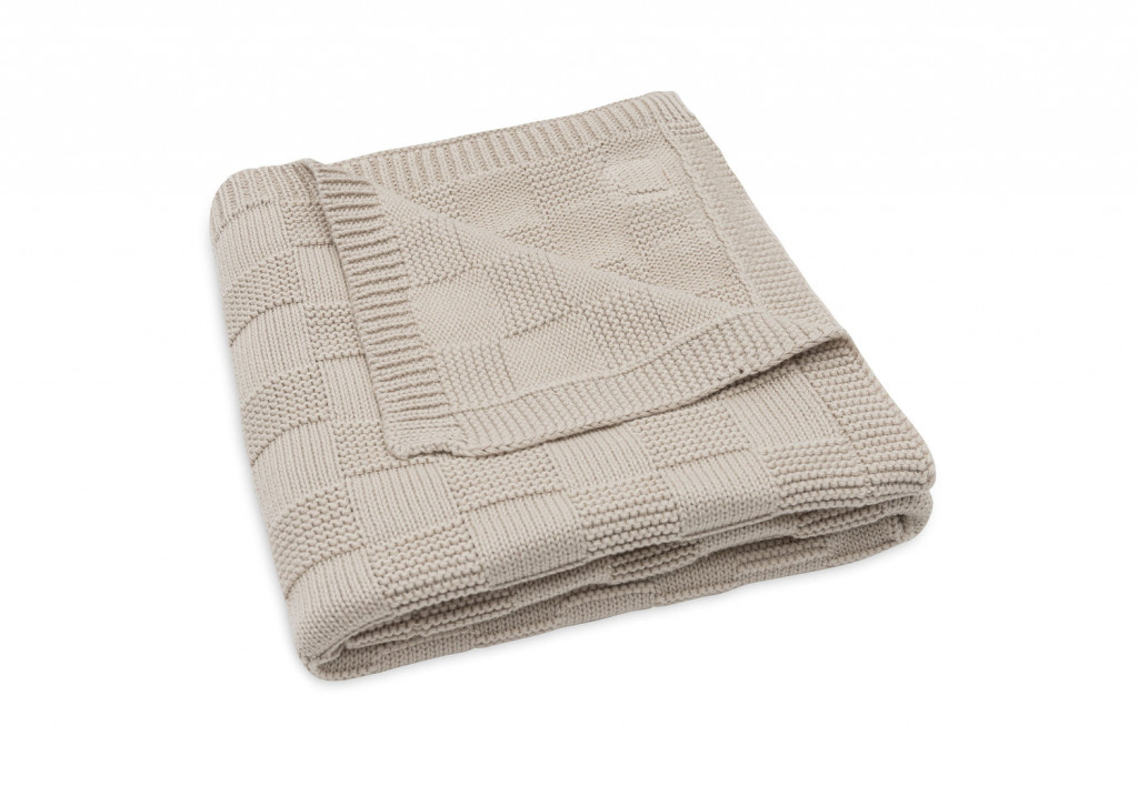 Jollein Deka 75x100cm Box Knit Warm Sand