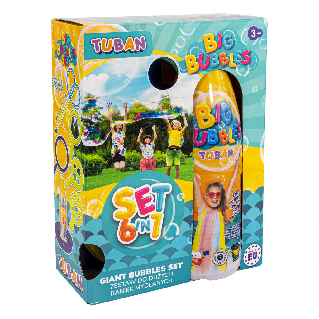 TUBAN Sada na obrovské bubliny 6v1
