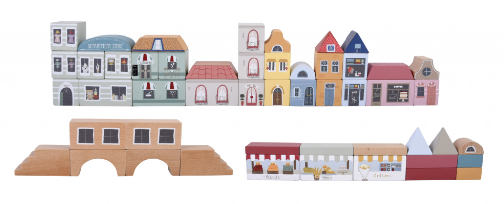 Little Dutch Vláčiková dráha - Mesto