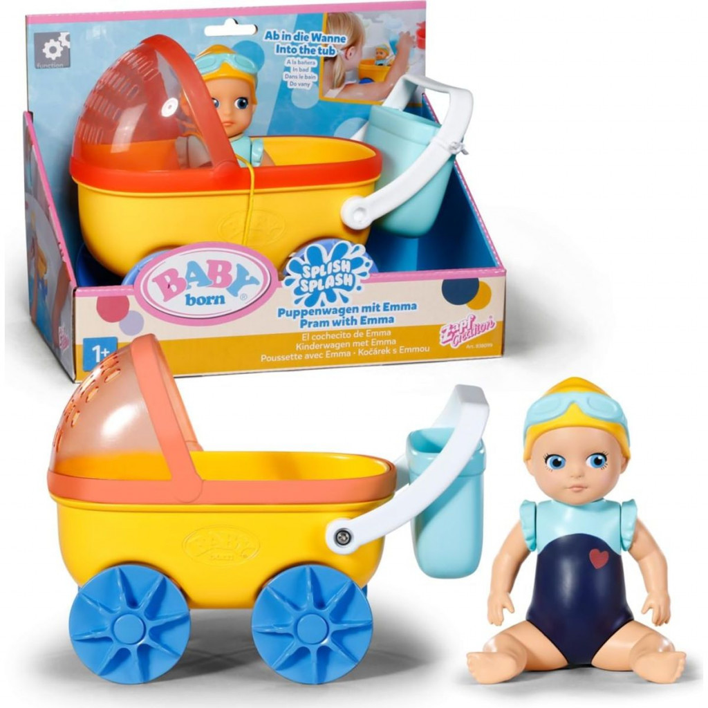 Zapf BABY born Splish Splash Kočík s Emmou