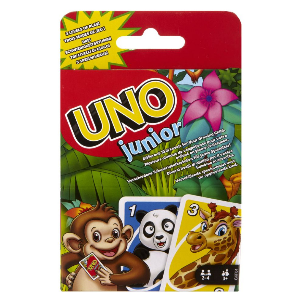 Mattel UNO JUNIOR ZVIERATKA