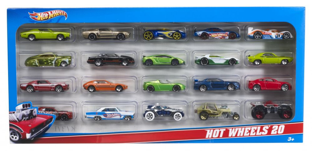 Mattel Hot Wheels 20ks angličák asst 