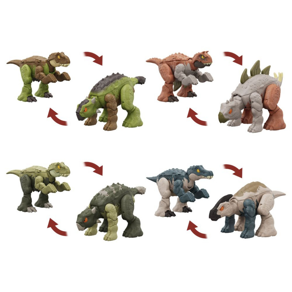 Mattel JW DINOSAURUS S TRANSFORMÁCIOU 2 V 1 ASST