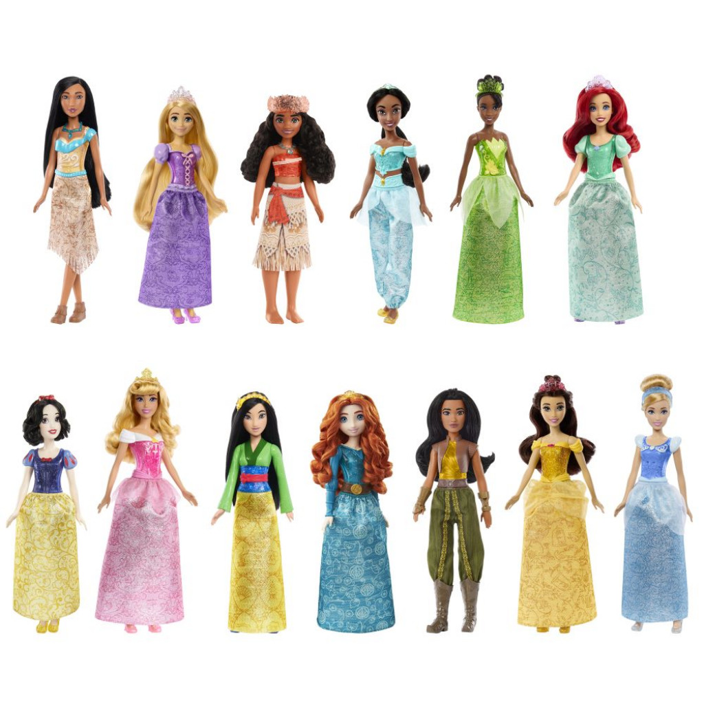 Mattel Disney Princess bábika princezná asst 