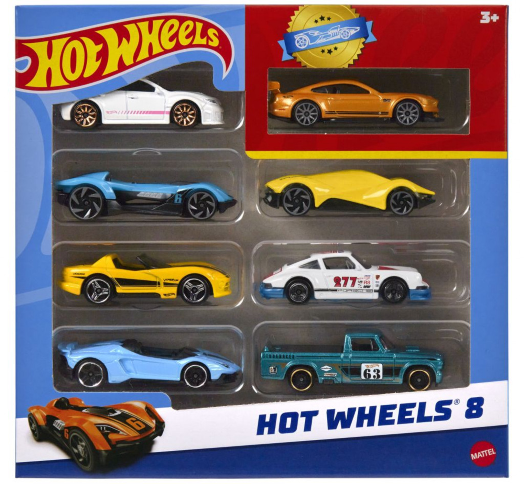 Mattel Hot Wheels 8ks angličák asst