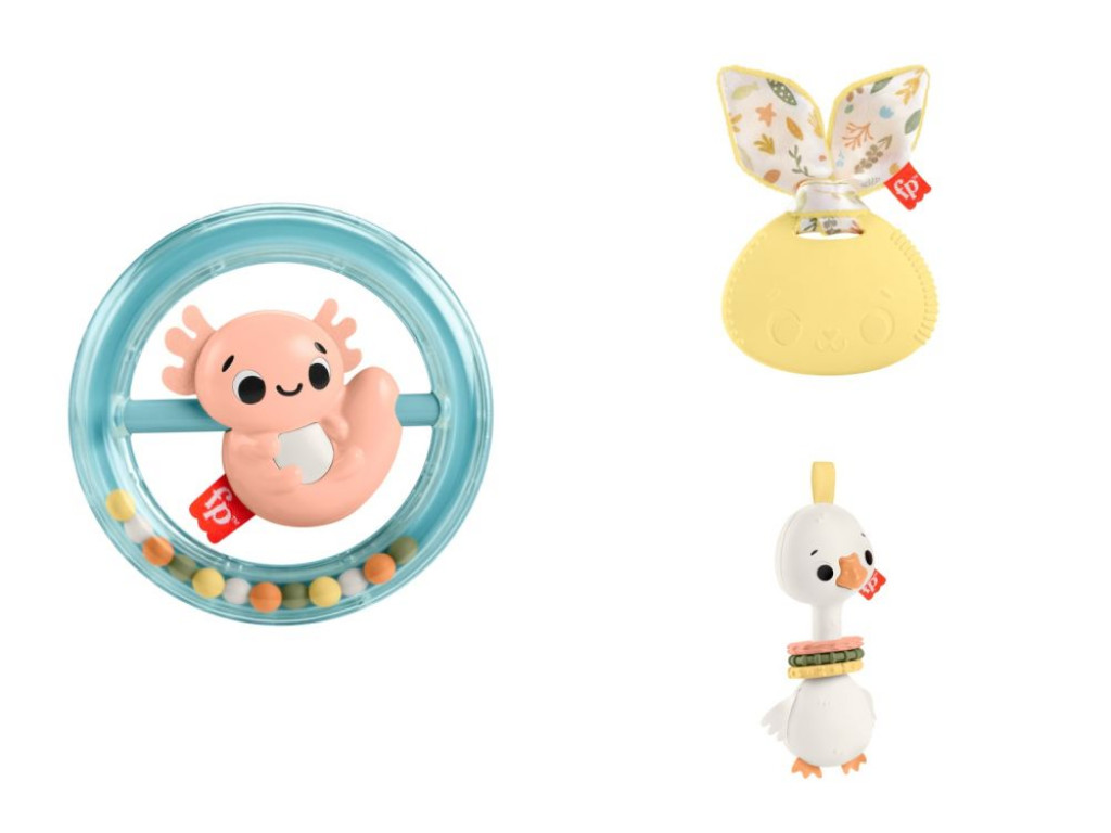 Mattel Fisher Price hrkálka/hryzátka asst 