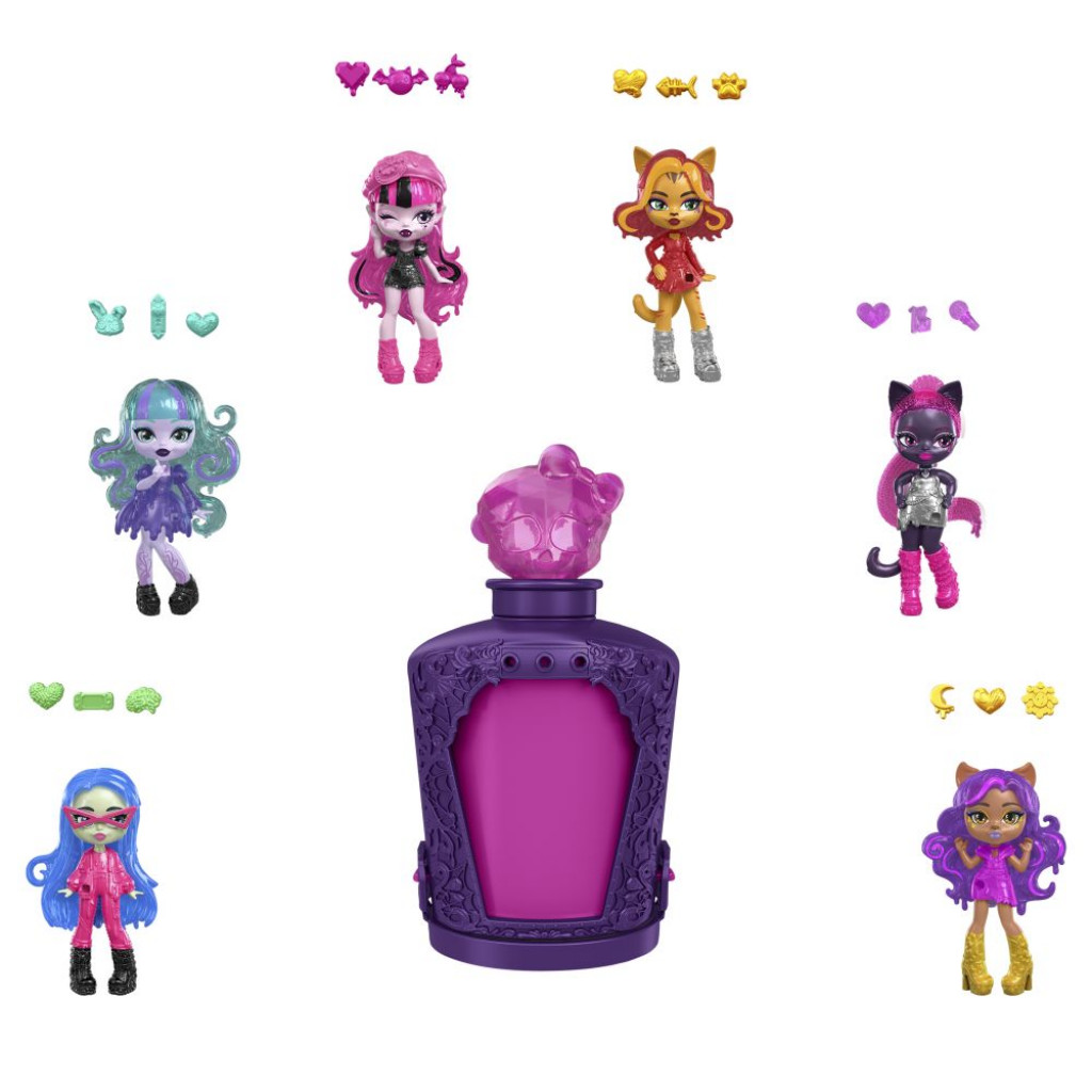 Mattel Monster High elixíry s malou monsterkou asst  