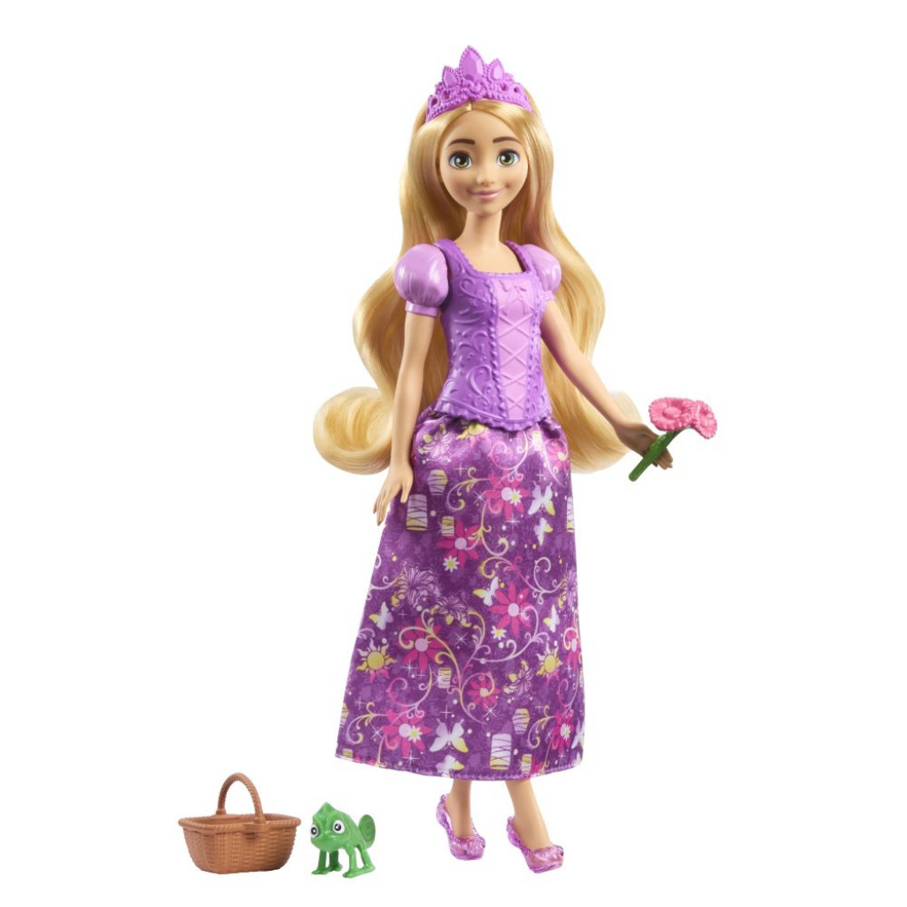 Mattel Disney Princess bábika a rozprávkové obliekanie - RAPUNZEL