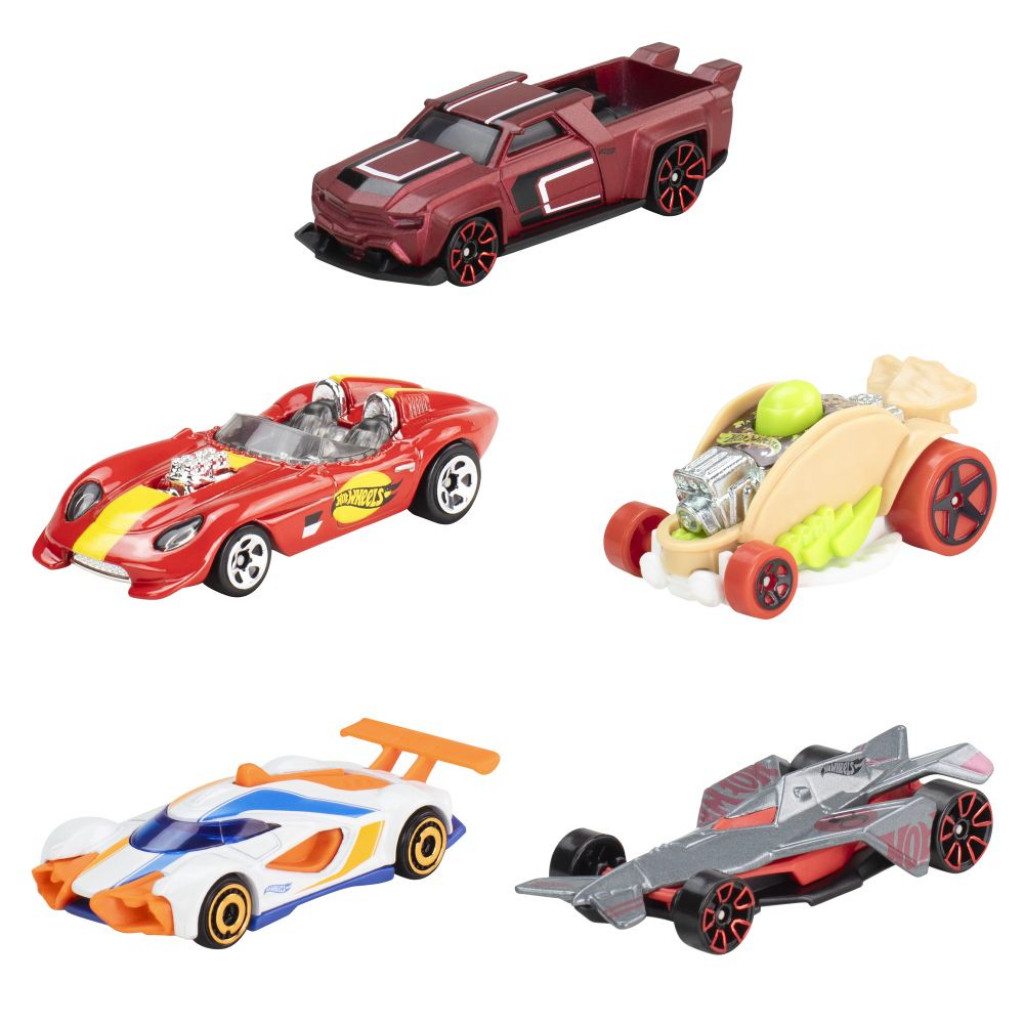 Mattel Hot Wheels 5ks tematický angličák závodný