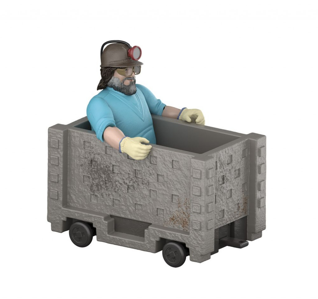 Mattel Minecraft filmový Steve a vozík 