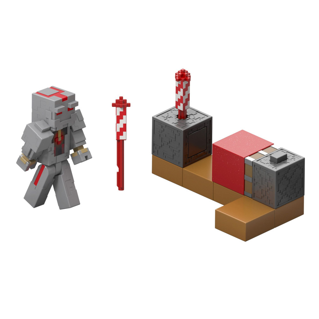 Mattel Minecraft 8CM FIGÚRKA S HERNOU AKCIOU - FIREWORK LAUNCHER