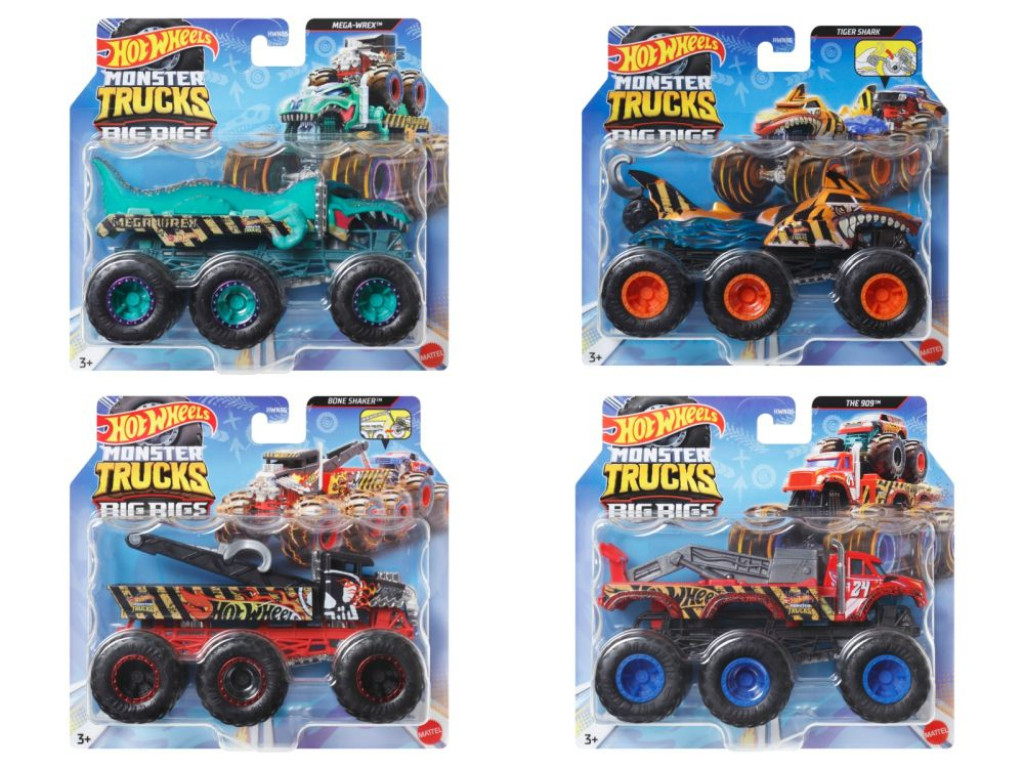 Mattel Hot Wheels MONSTER TRUCKS náklaďľačky 1:64 asst