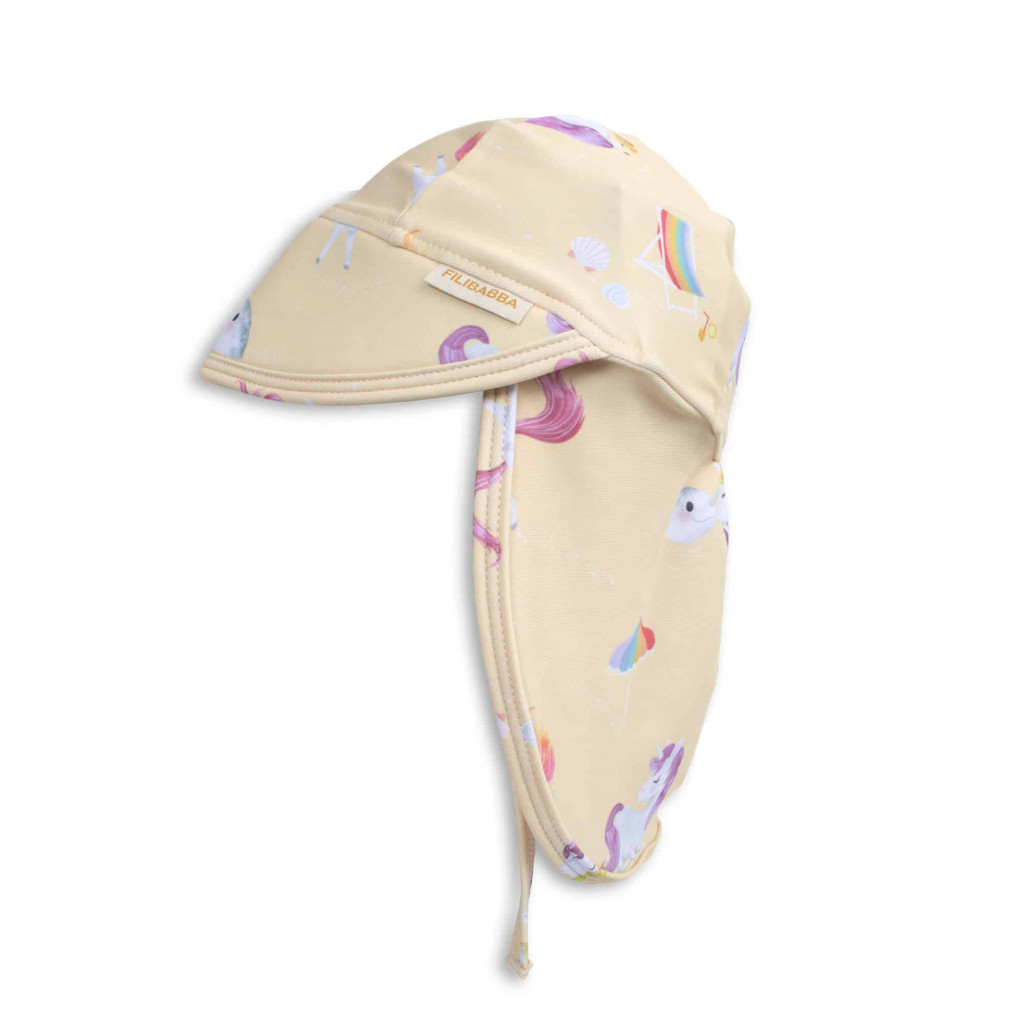 Filibabba Uv letný klobúčik lykke - unicorn shores - 1-3 roky