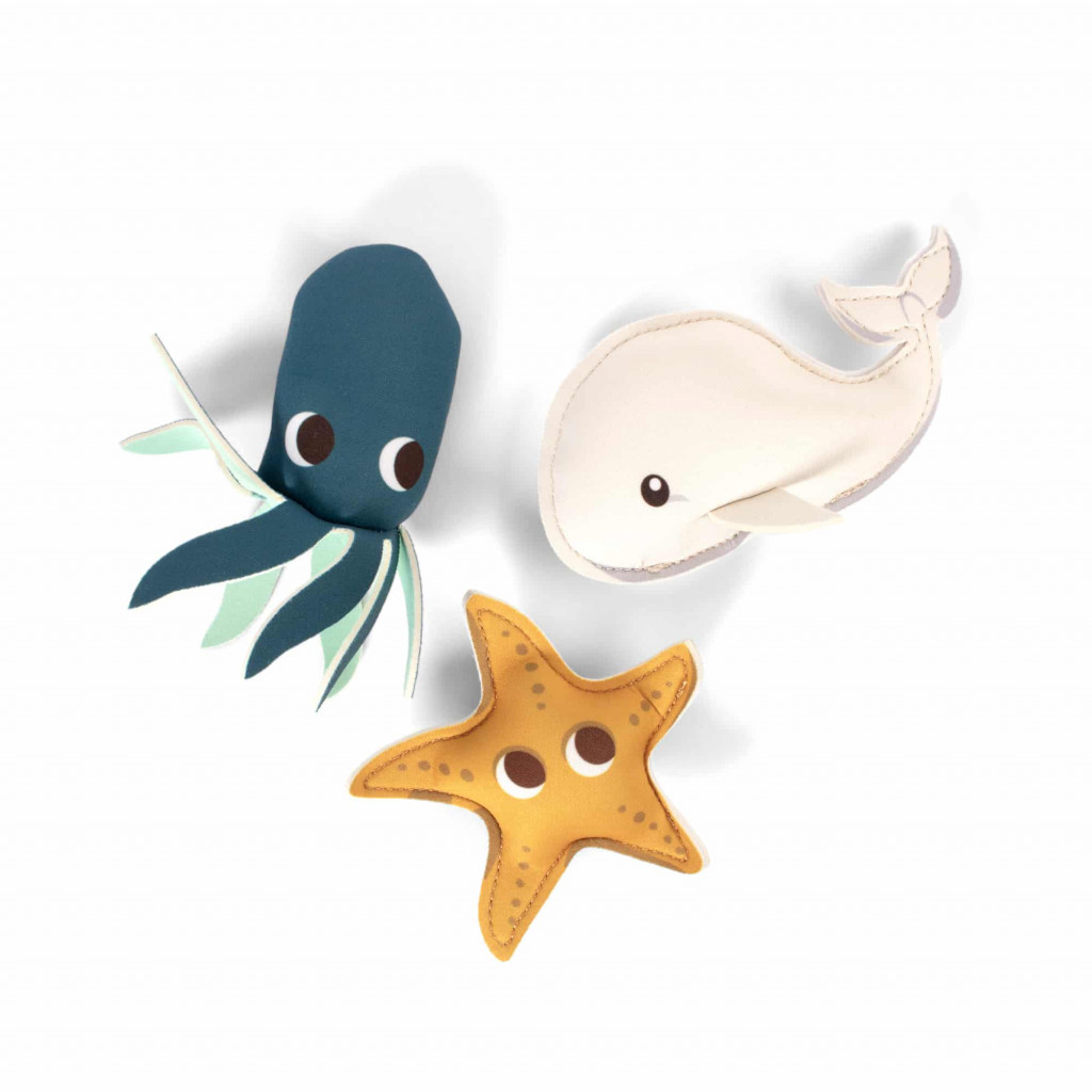 Filibabba Neoprénové hračky do kúpeľa - ocean friends