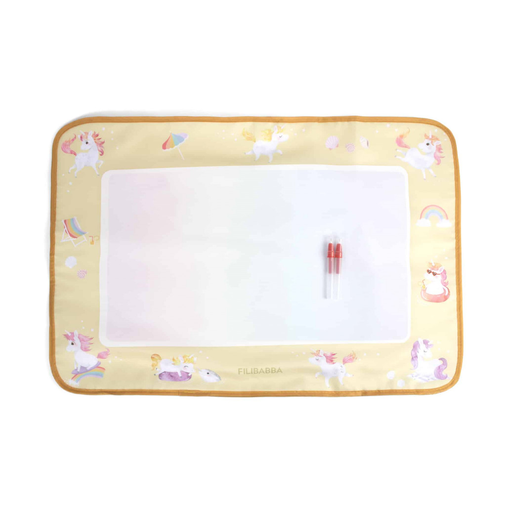 Filibabba Vodová maliarska podložka - unicorn shores