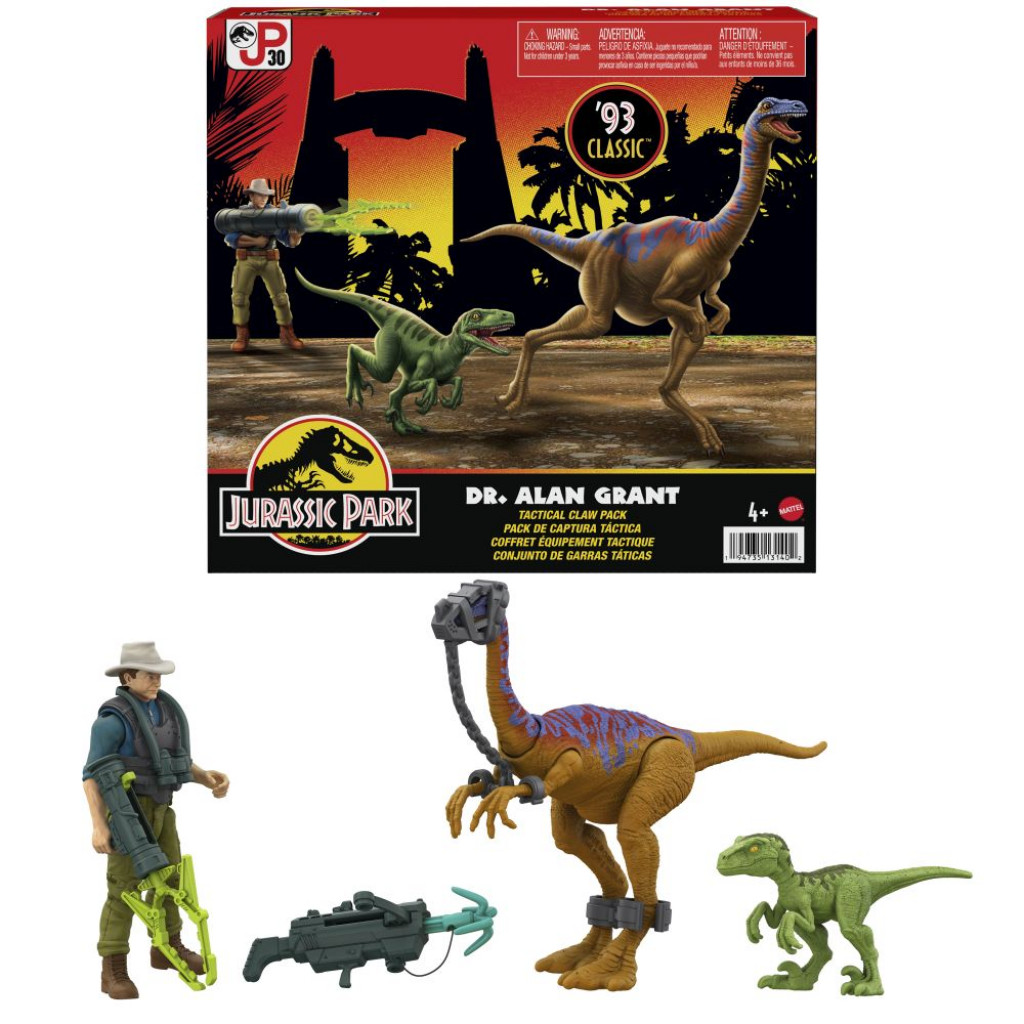 Mattel JW ALAN GRANT S DINOSAURAMI A DOPLNKAMI