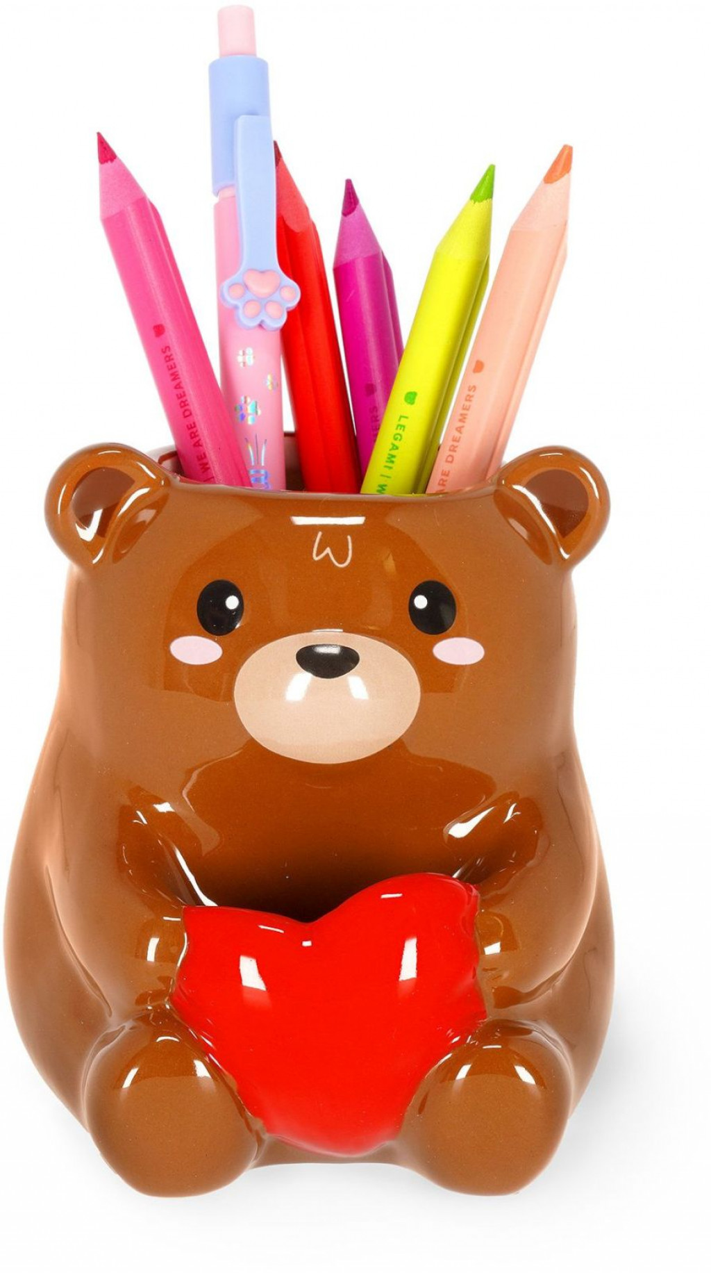 Legami Keramický stojan na ceruzky Legami - Desk Friends - Teddy Bear