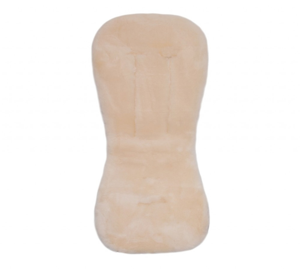 EasyGrow Podložka do kočíka jahňacej kože Off White